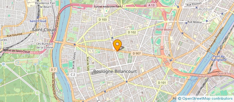localisation de l'entreprise NUMESYS à BOULOGNE-BILLANCOURT