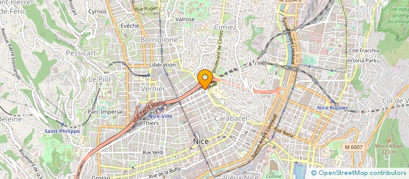 localisation de l'entreprise NUMETECH à NICE