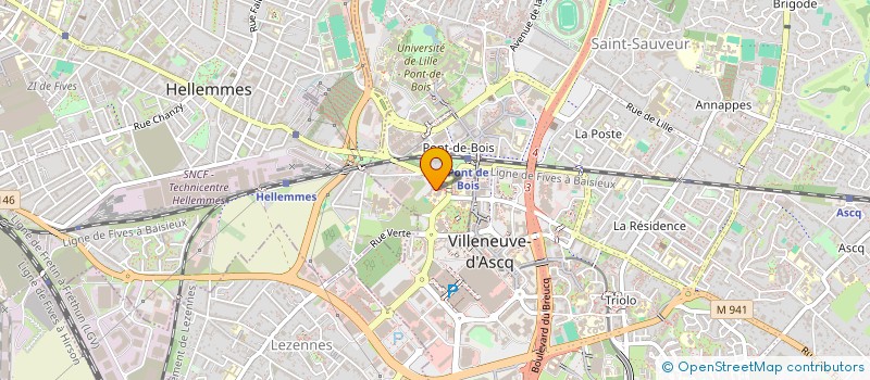 localisation de l'entreprise NUMETHIC  VILLENEUVE D ASCQ