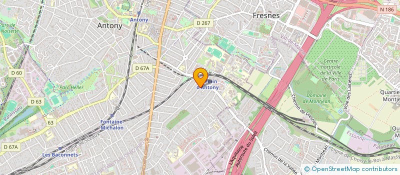 localisation de l'entreprise NUMETIC CONSULTING à ANTONY