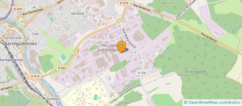 localisation de l'entreprise NUMETOR à SARREGUEMINES