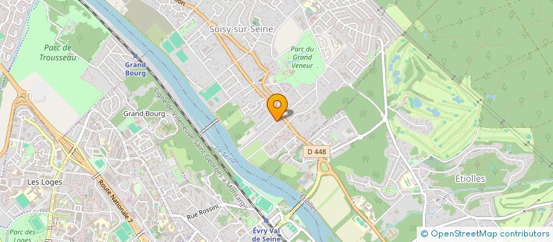 localisation de l'entreprise NUMEVA à SOISY-SUR-SEINE