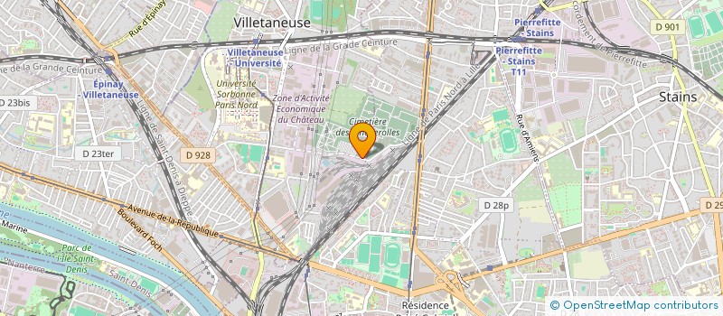 localisation de l'entreprise NUMIA à VILLETANEUSE