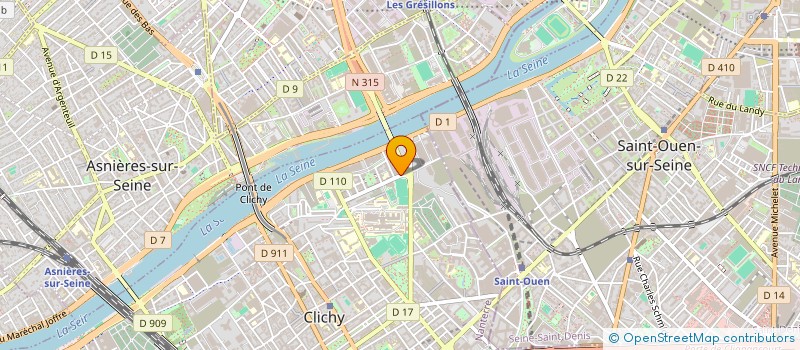 localisation de l'entreprise NUMIAD à CLICHY