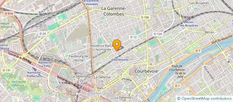 localisation de l'entreprise NUMIMA à COURBEVOIE