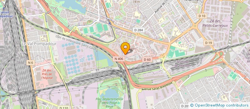 localisation de l'entreprise NUMINA S.A. à CRETEIL