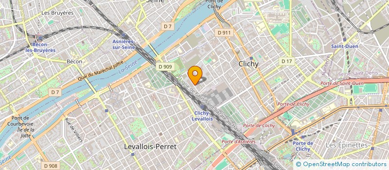 localisation de l'entreprise NUMINDEX à CLICHY