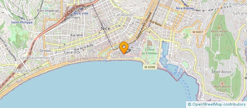 localisation de l'entreprise NUMISMATIQUE ET PLACEMENTS à NICE