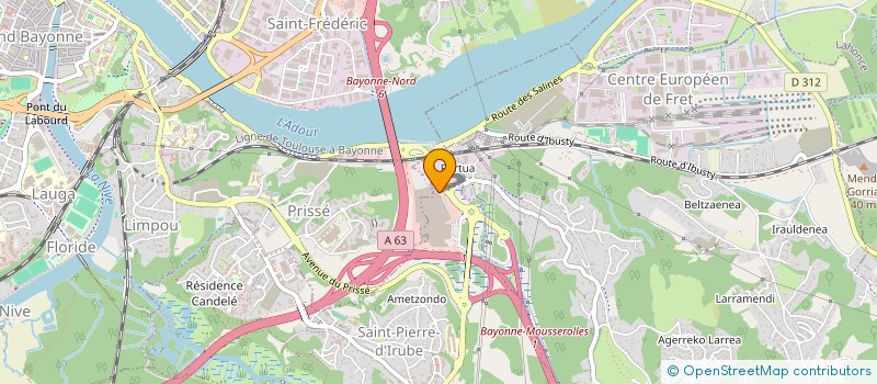 localisation de l'entreprise NUMISSIMA BAYONNE  SAINT-PIERRE-D'IRUBE