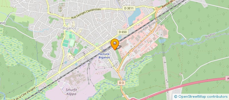 localisation de l'entreprise NUMISSIMA BIGANOS  BIGANOS