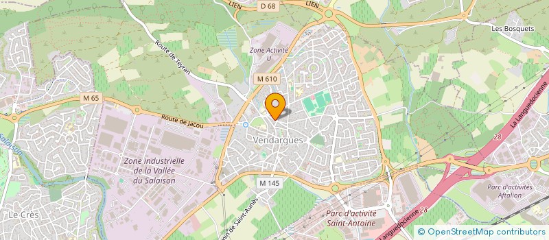 localisation de l'entreprise NUMOS à VENDARGUES