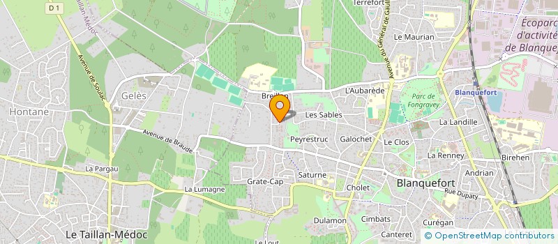 localisation de l'entreprise NUMTEC CONSEIL à BLANQUEFORT