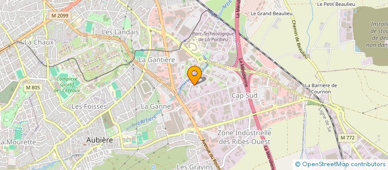 localisation de l'entreprise NUMTECH SARL  CLERMONT-FERRAND