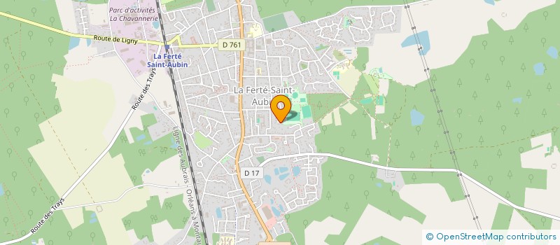 localisation de l'entreprise NUMXPERT à LA FERTE-SAINT-AUBIN