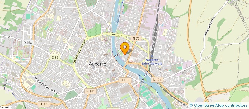 localisation de l'entreprise NUMYCO à AUXERRE