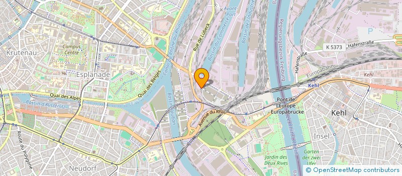 localisation de l'entreprise NUN à STRASBOURG
