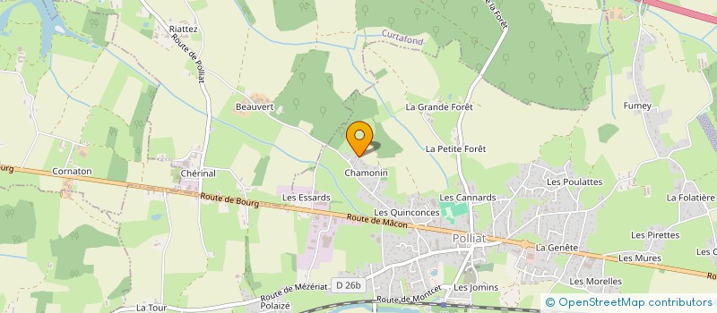 localisation de l'entreprise NUNA TEMPO à POLLIAT