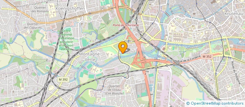 localisation de l'entreprise NUNC INGENIERIE à STRASBOURG