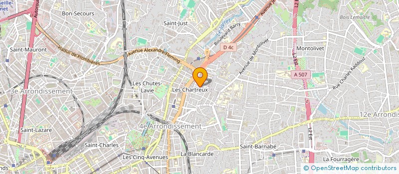 localisation de l'entreprise NUNCIA à MARSEILLE