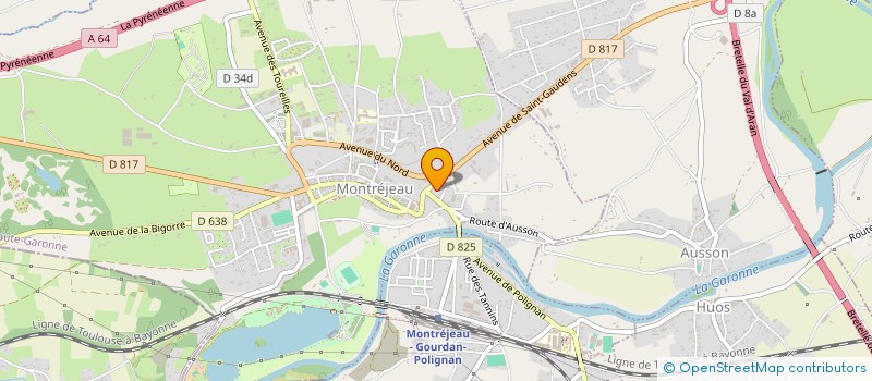 localisation de l'entreprise NUNES  GOURDAN-POLIGNAN