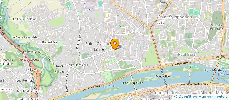 localisation de l'entreprise NUNES à SAINT-CYR-SUR-LOIRE