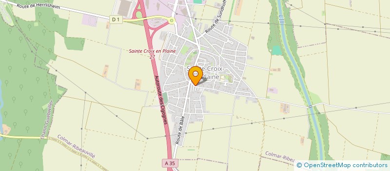 localisation de l'entreprise NUNES - DA SILVA  SAINTE-CROIX-EN-PLAINE