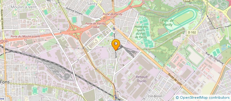 localisation de l'entreprise NUNES DIFFUSION  VENISSIEUX