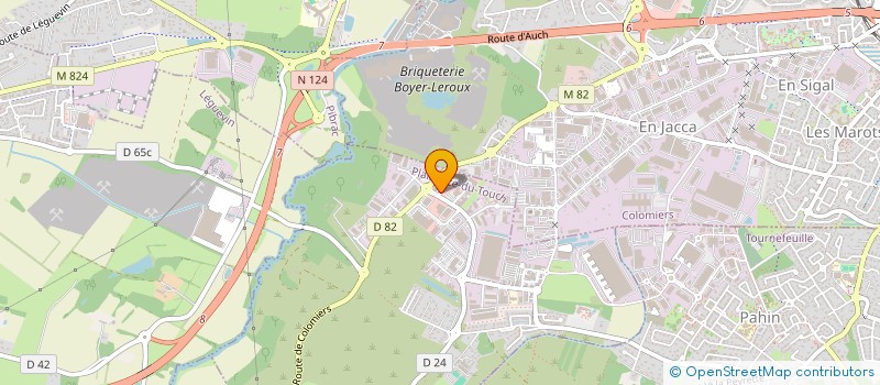 localisation de l'entreprise NUNES & FILS  PLAISANCE-DU-TOUCH