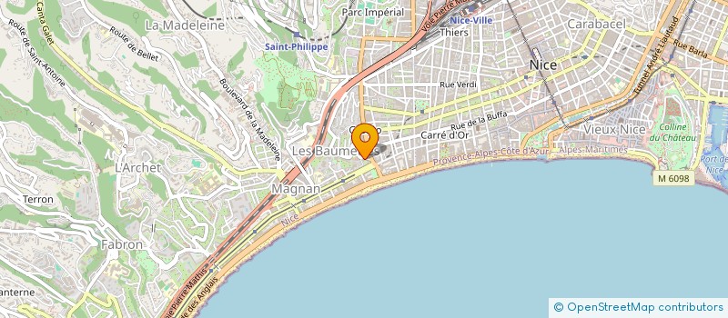 localisation de l'entreprise NUNES INVEST BAT 06  NICE