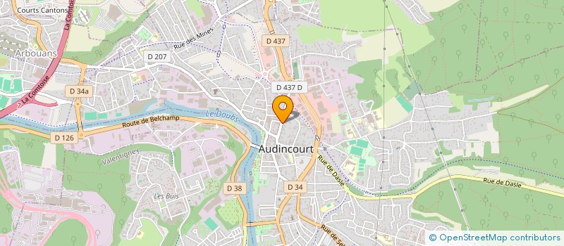 localisation de l'entreprise NUNES MULTISERVICE à AUDINCOURT