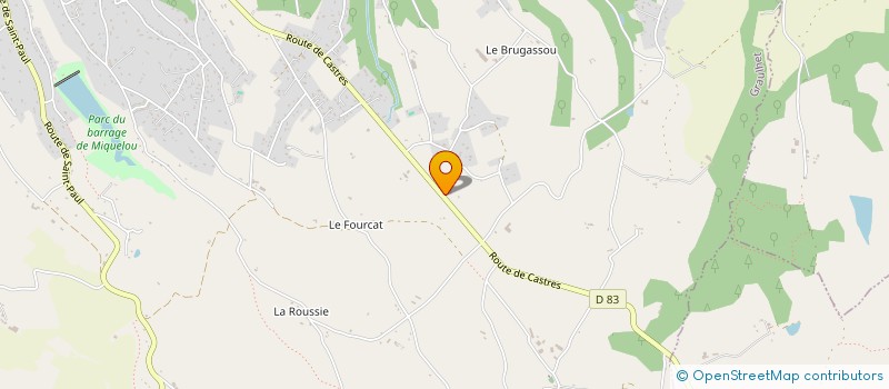 localisation de l'entreprise NUNEZ INVESTISSEMENTS  GRAULHET