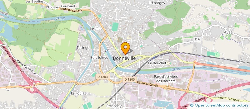 localisation de l'entreprise NUNEZ LUXE LIVING  BONNEVILLE