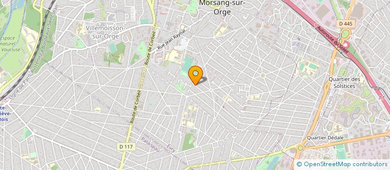 localisation de l'entreprise NUNO MARTINS PLOMBERIE CHAUFFAGE à MORSANG-SUR-ORGE
