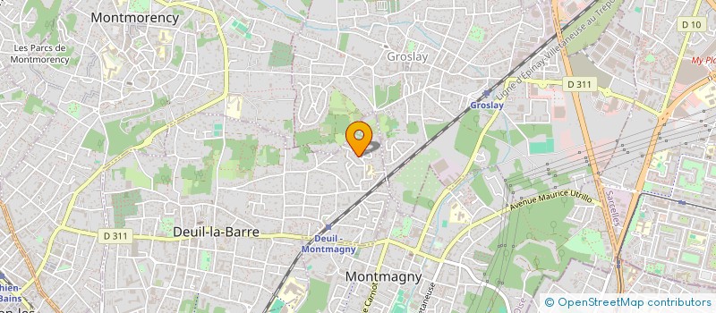 localisation de l'entreprise NUNO MATOS à DEUIL-LA-BARRE