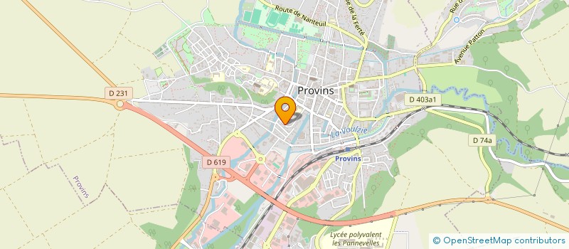 localisation de l'entreprise NUNS PENISSON à PROVINS