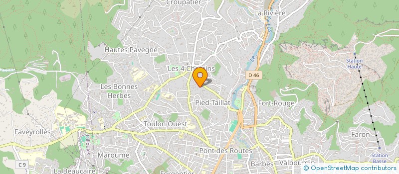 localisation de l'entreprise NUNZI  TOULON