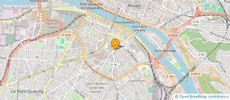 localisation de l'entreprise NUNZI SA à ROUEN
