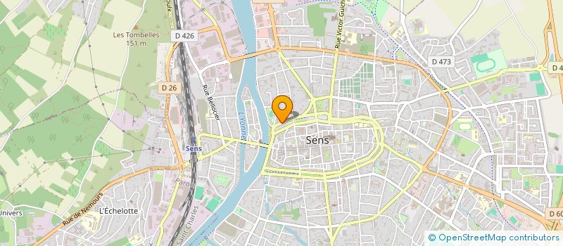 localisation de l'entreprise NUNZIA à SENS