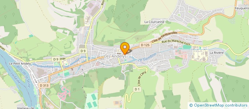 localisation de l'entreprise NUOR LA 27  LES ANDELYS