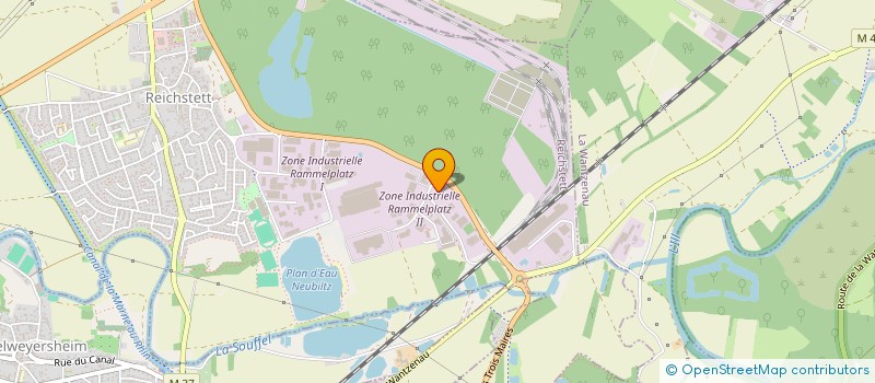 localisation de l'entreprise NUOVA  REICHSTETT