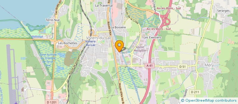 localisation de l'entreprise NUOVA DISTRIBUTION FRANCE à VIVIERS-DU-LAC