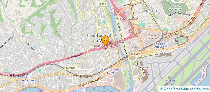 localisation de l'entreprise NUOVA FAMIGLIA à SAINT-LAURENT-DU-VAR