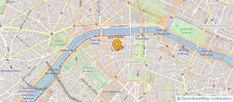 localisation de l'entreprise NUPERT à PARIS
