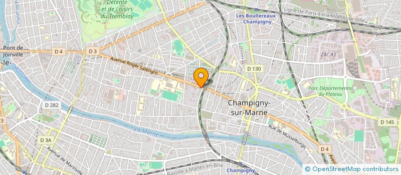 localisation de l'entreprise NUR à CHAMPIGNY-SUR-MARNE