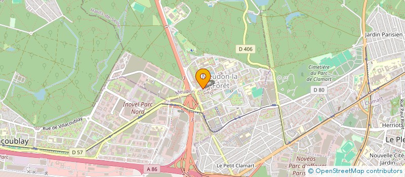 localisation de l'entreprise NUR  MEUDON