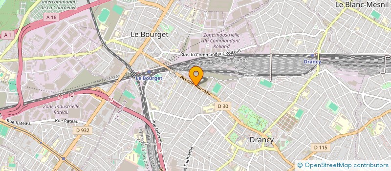localisation de l'entreprise NUR BAT à DRANCY
