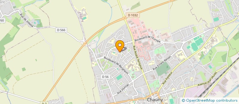 localisation de l'entreprise NUR CARRELAGE à CHAUNY