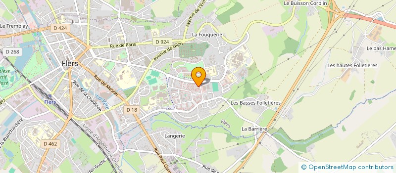 localisation de l'entreprise NUR SEL IS à FLERS