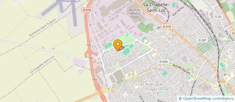 localisation de l'entreprise NURSE CARE à LA CHAPELLE-SAINT-LUC