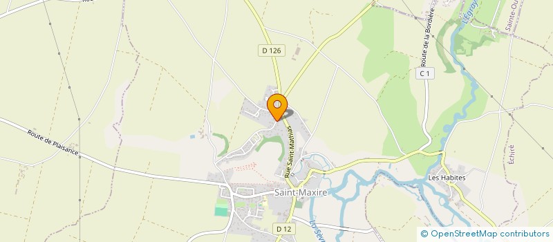 localisation de l'entreprise NURSE GREEN  SAINT-MAXIRE